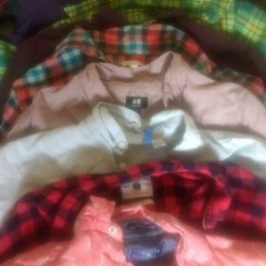 14 button up shirts!